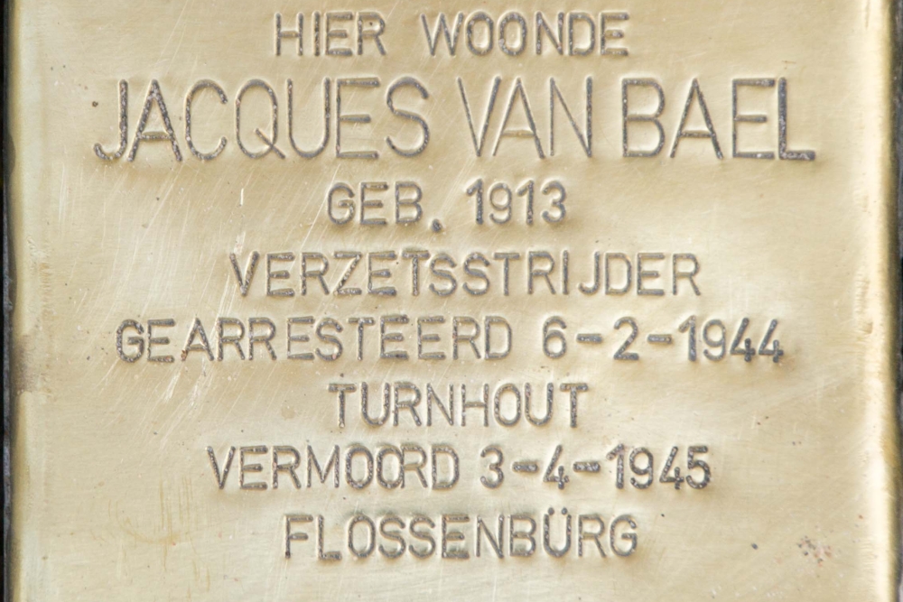 Stumbling stone resistance fighter Jacques Van Bael #2