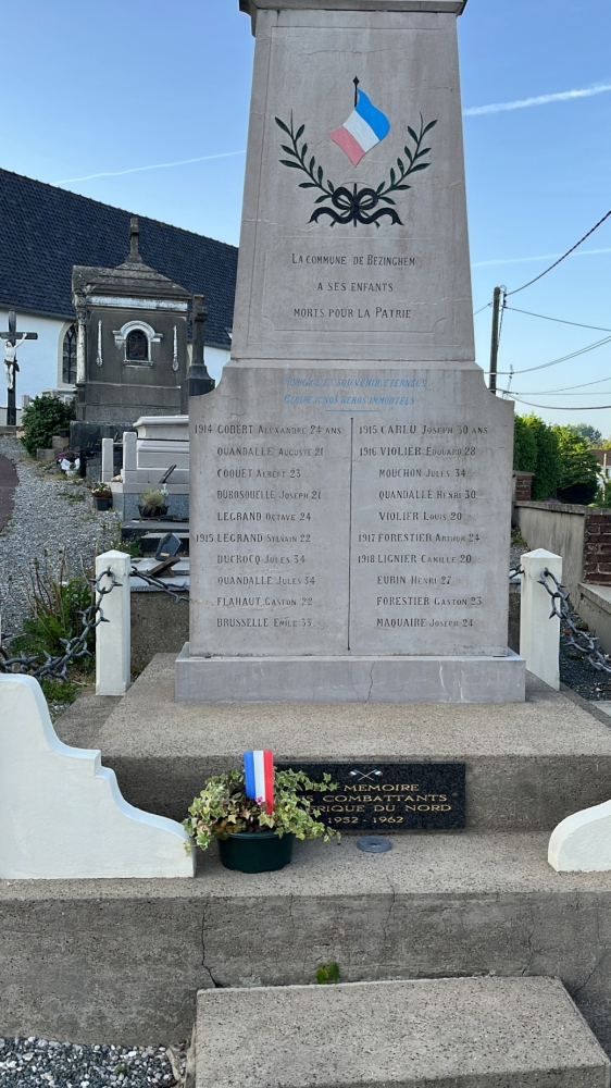 Oorlogsmonument Bezinghem