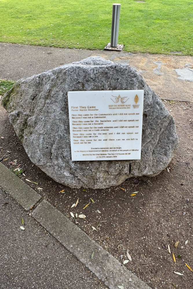 Holocaust Memorial Gibraltar #2