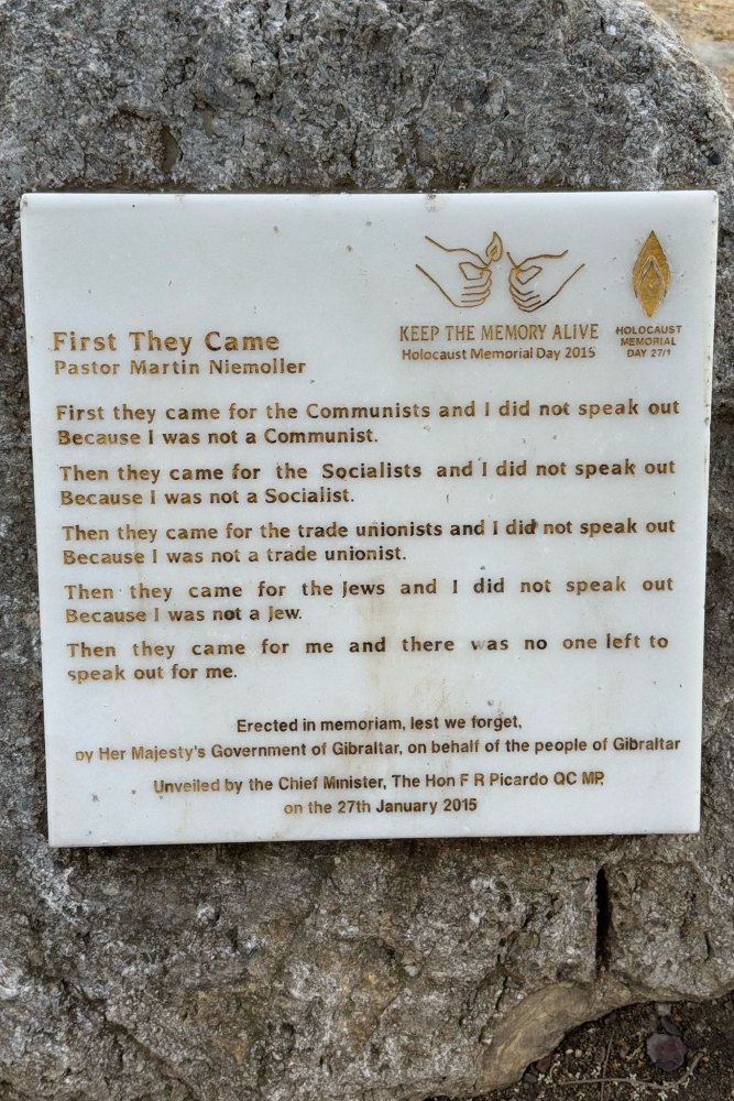Holocaust Memorial Gibraltar #3