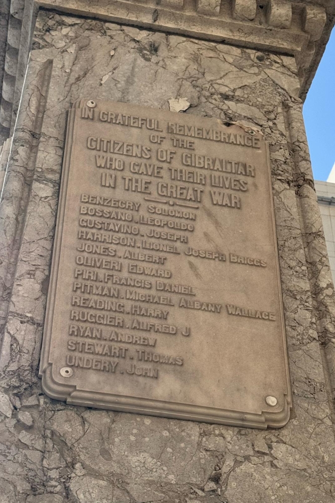 First World War Memorial Gibraltar #7