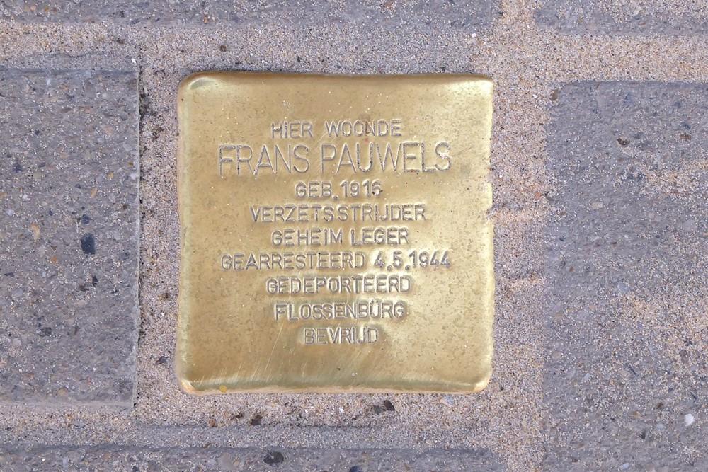 Stolperstein Euphrosina Beernaertstraat 8  #1