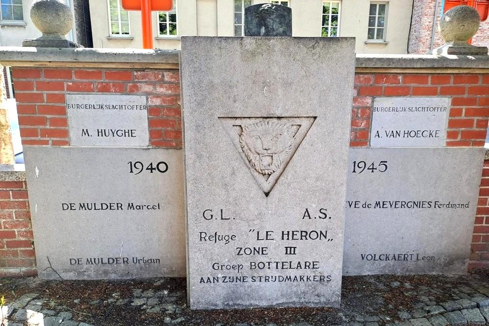 Gedenkteken Geheim Leger Bottelare #1