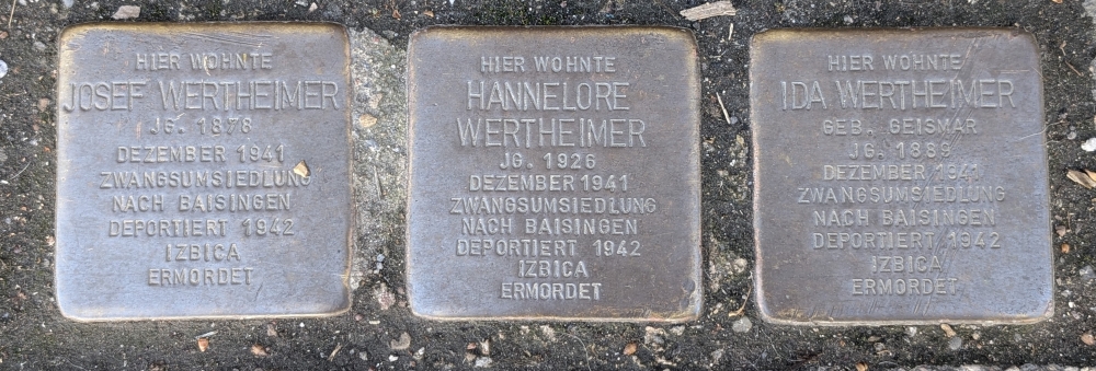 Stolpersteine Friedrichstraße 22