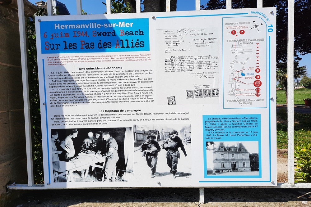 Memorials Headquarter Third Division and Field Hospital Hermanville-sur-Mer #5