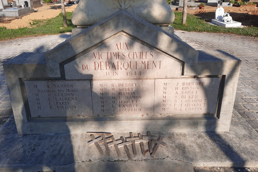 Monument Saint-Aubin-sur-Mer Tweede Wereldoorlog #2