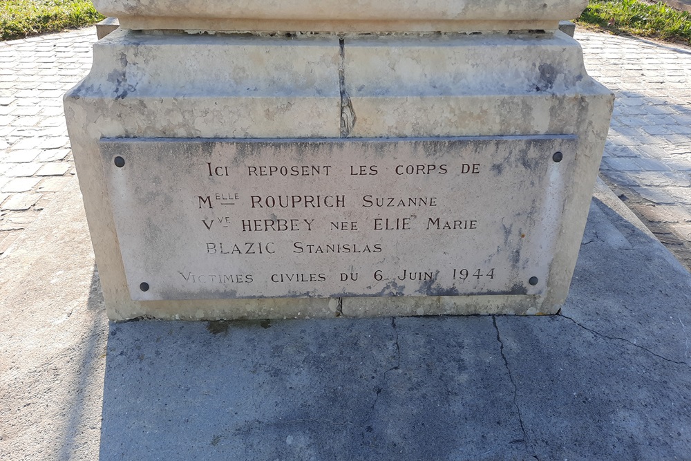 Monument Saint-Aubin-sur-Mer Tweede Wereldoorlog #3