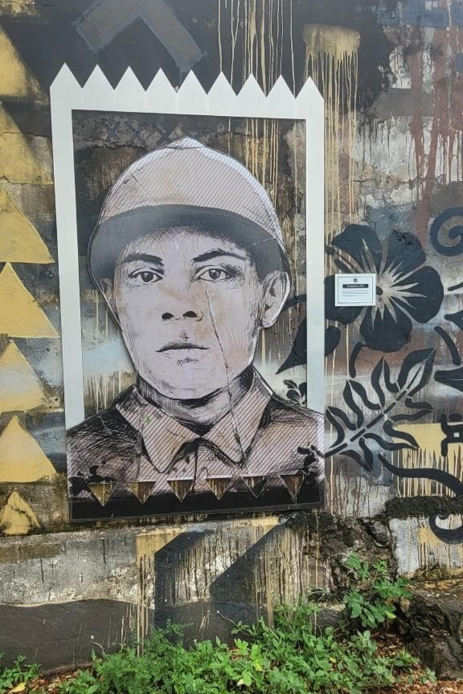 Muurschilderingen Battalion du Pacifique #4