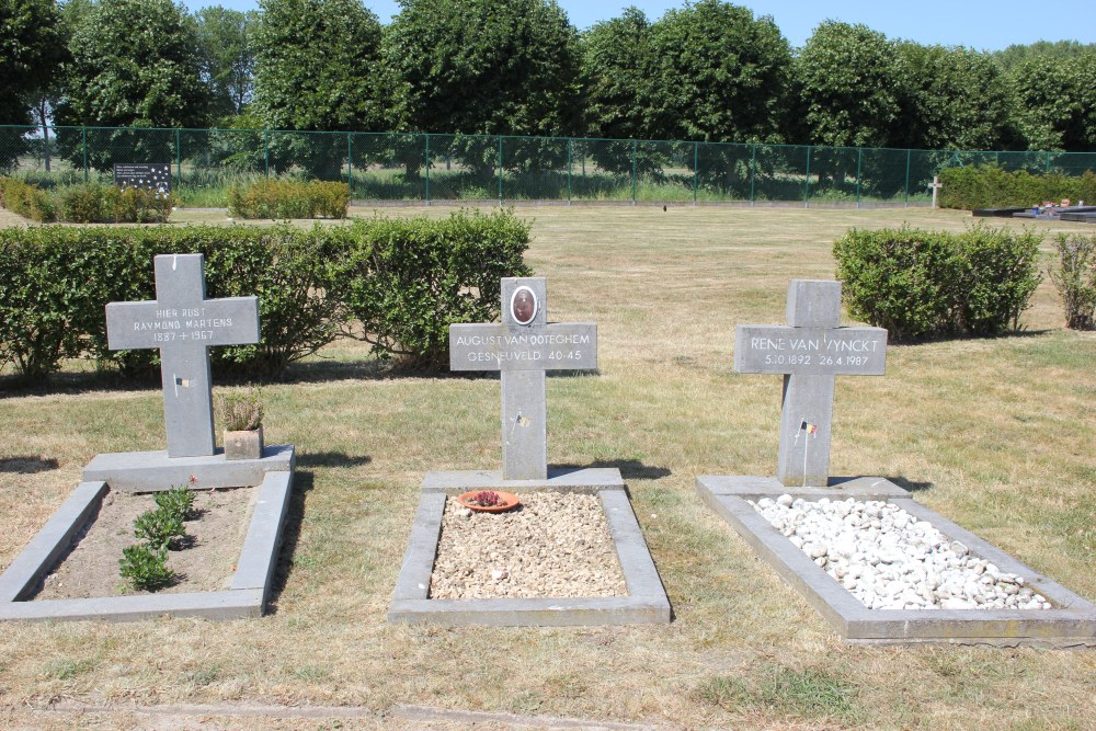 Belgisch Oorlogsgraf Hansbeke	 #1