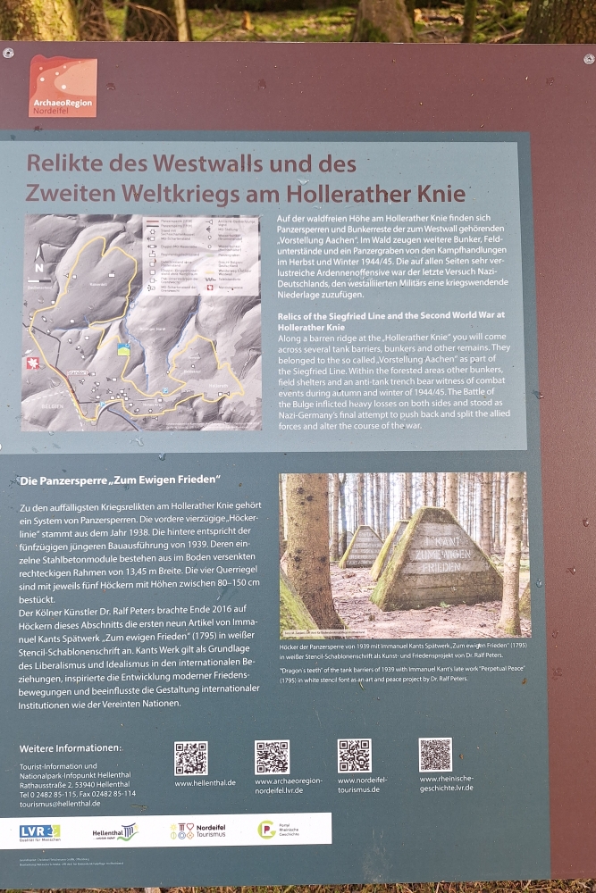 Westwall - Tank Barrier Hollerath #7