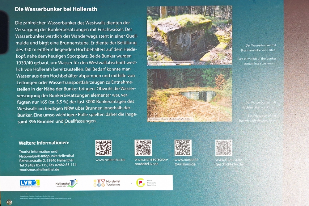German Waterbunker Hollerath #7