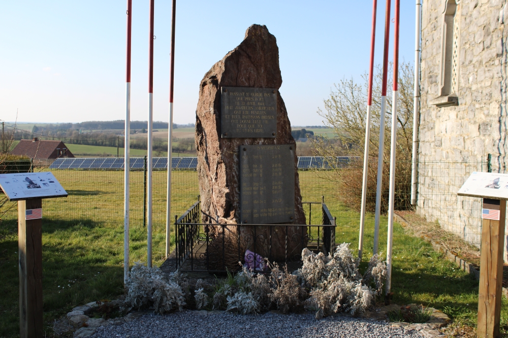 Memorial Executed American Airmen Saint-Rémy #2