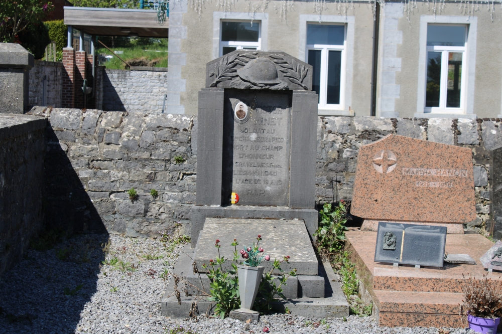 Belgian War Grave Salles  #1