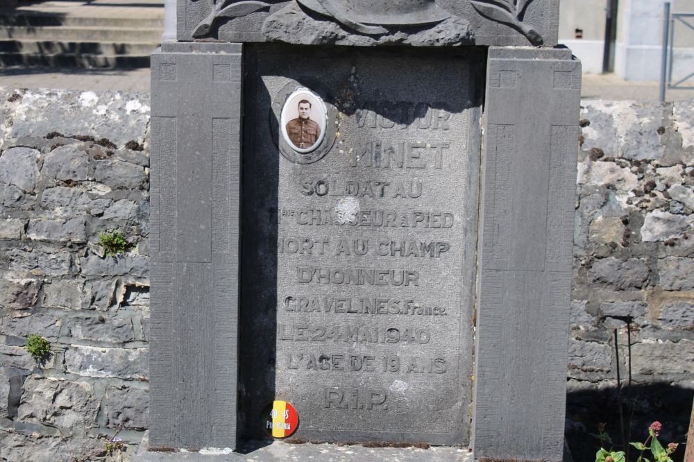 Belgian War Grave Salles  #2