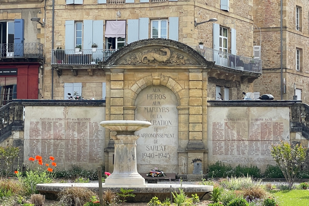 Monument Tweede Wereldoorlog Sarlat-la-Canéda #1