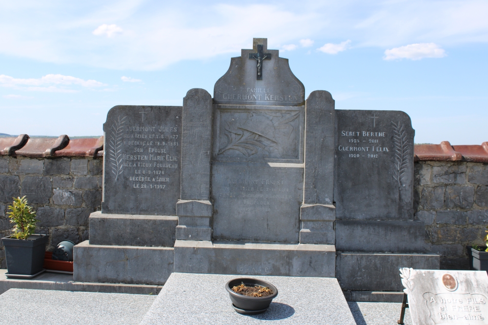 Belgische Oorlogsgraven Izier	 #2