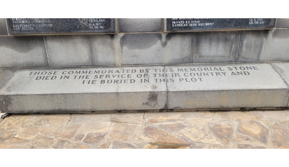 Commonwealth War Graves Memorial Swakopmund Municipal Cemetery #4