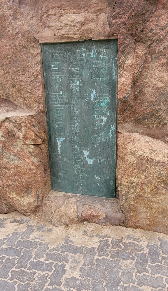 Monument Duitse Marine Swakopmund #4