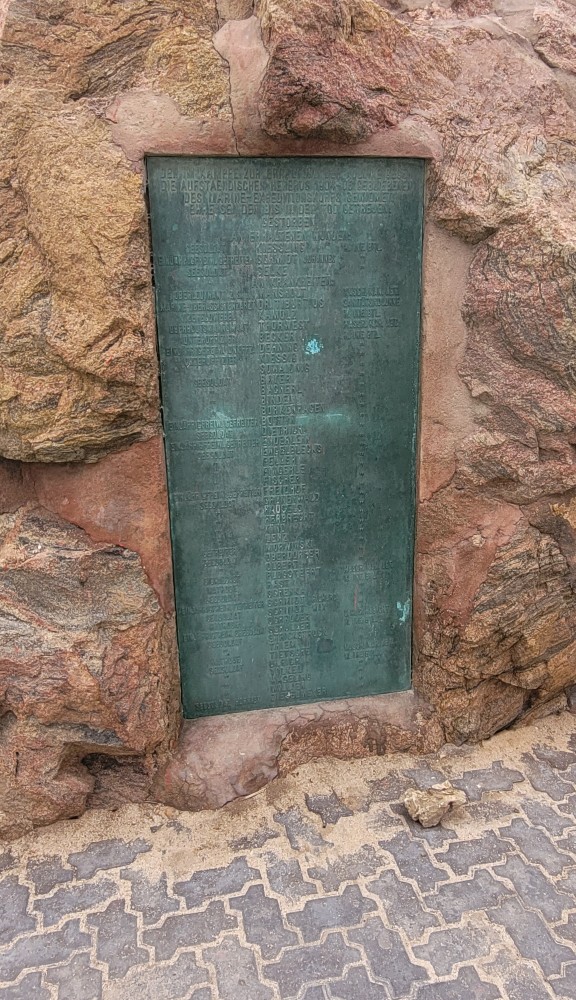 Monument Duitse Marine Swakopmund #5
