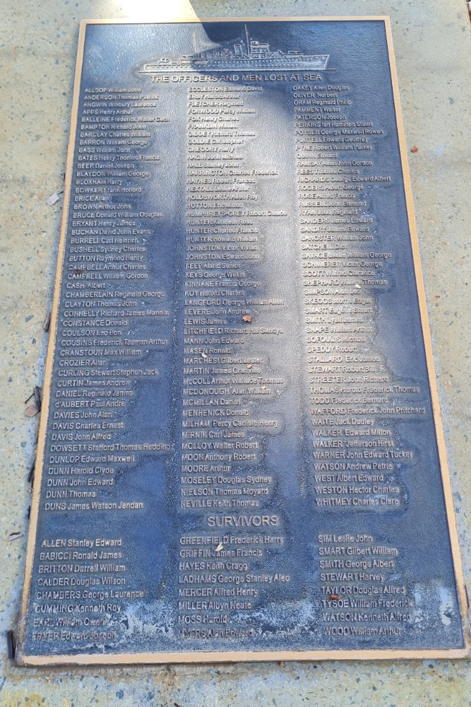 Gedenkteken HMAS Parramatta (II)  #3
