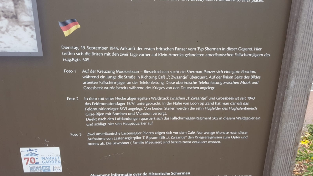 Historical Panel September 1944: Bisseltsebaan #5