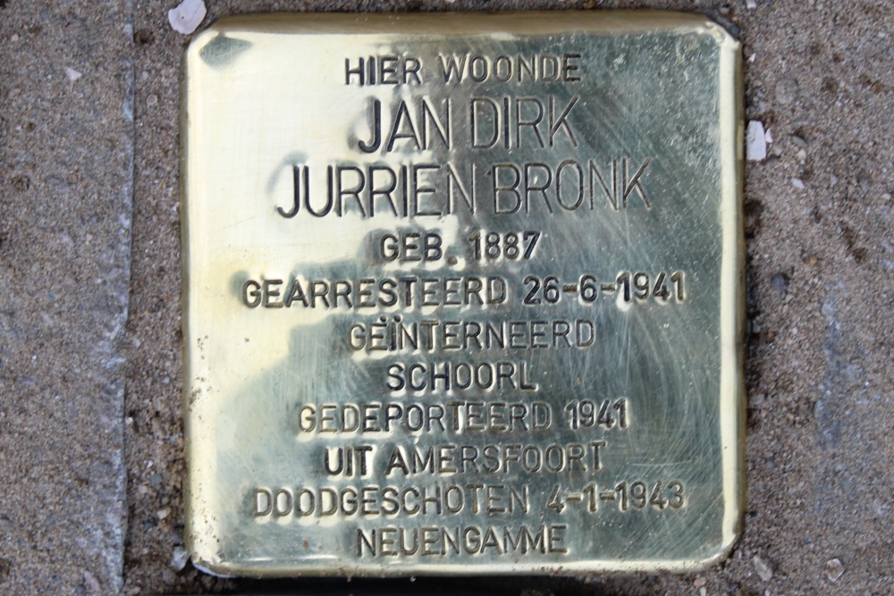 Stolperstein Adriaan van Bergenstraat 123 #2