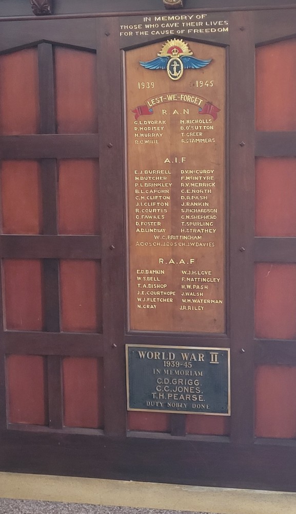 Memorials and Rolls of Honour St John's Church #6