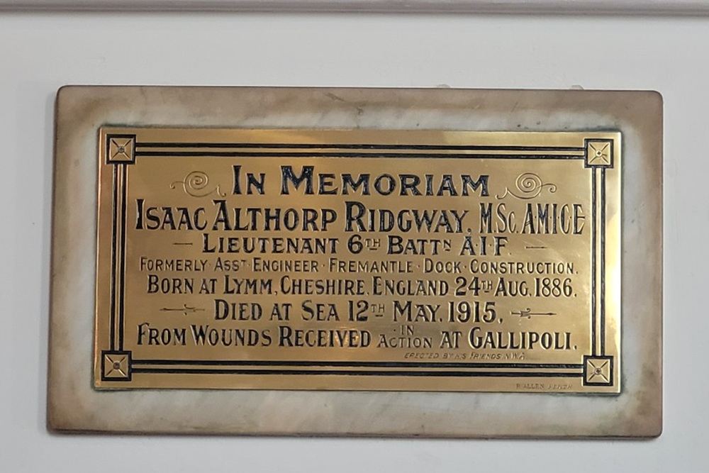 Memorials and Rolls of Honour St John's Church #2