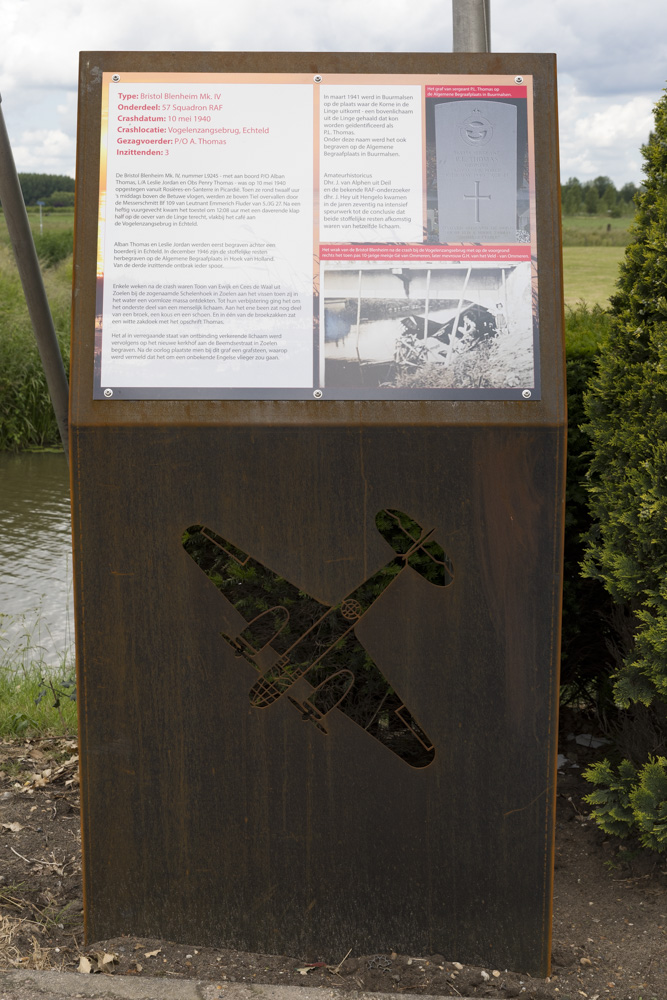 Monument Crash Locatie Bristol Blenheim L9245 #2
