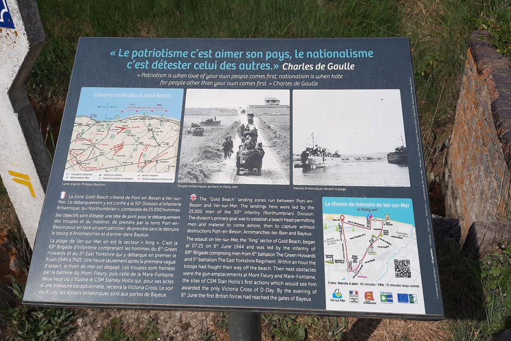 Information Panel Gold Beach Ver-Sur-Mer #2