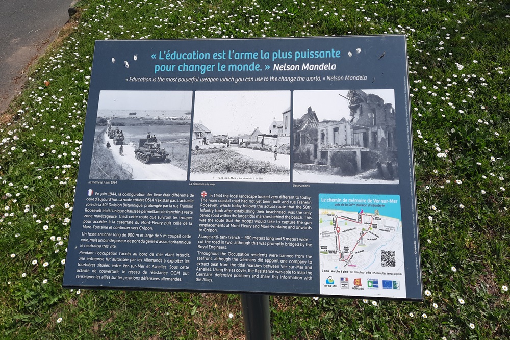 Changing Landscape Information Panel Ver-Sur-Mer #2
