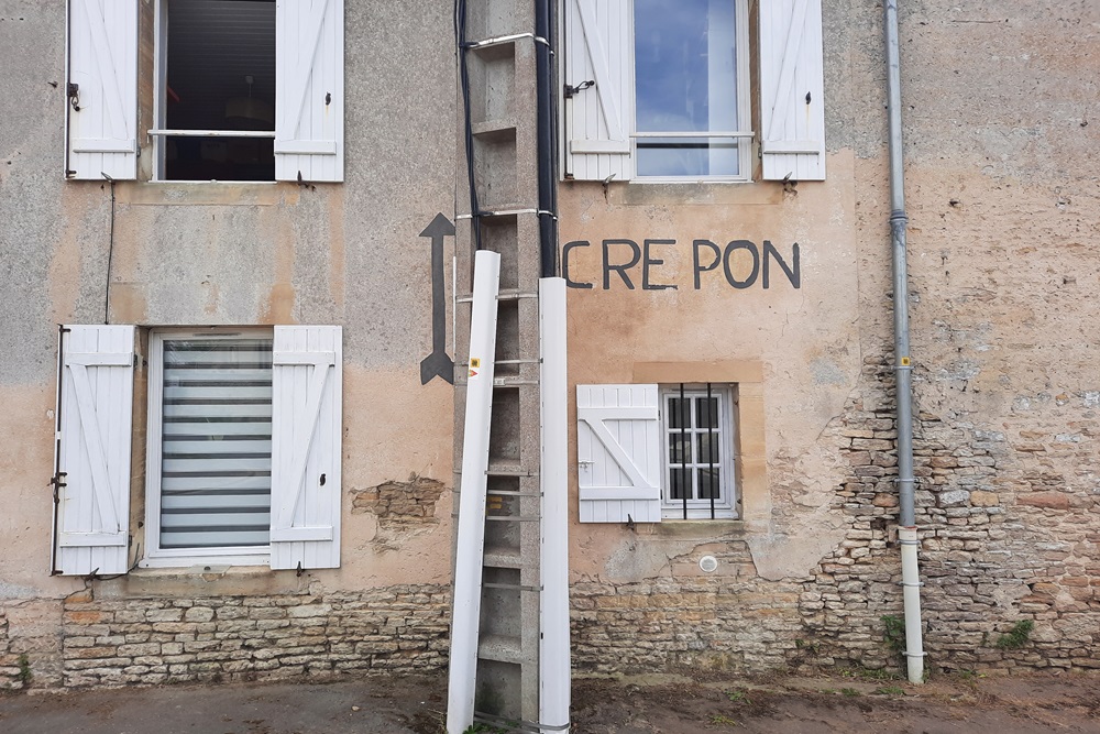 Crépon Assembly Area sign #3
