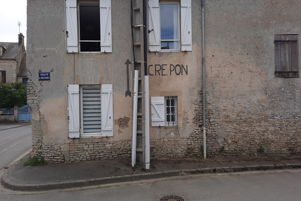 Crépon Assembly Area sign #4