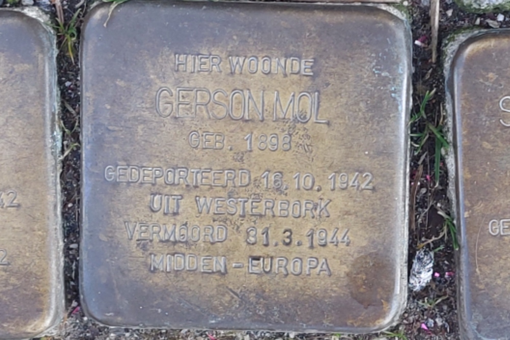 Stolpersteine Cappenersteeg 2 / Zeugstraat #4