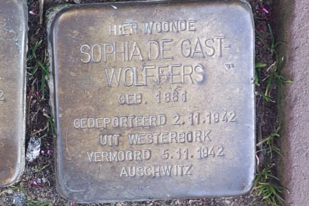 Stolpersteine Cappenersteeg 2 / Zeugstraat #5