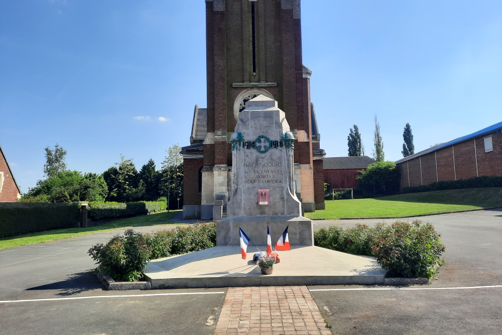 War Memorial Haplincourt #1