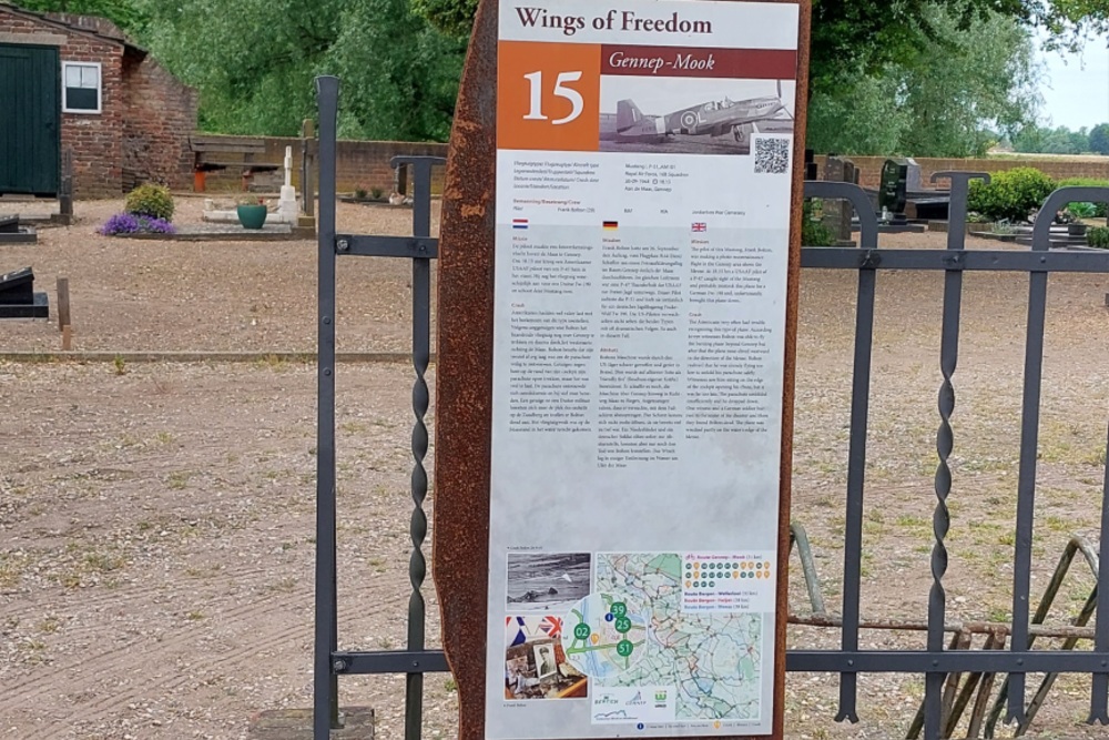 Fietsroute Wings of Freedom: Crashlocatie Mustang I, P-51 AM101 #5