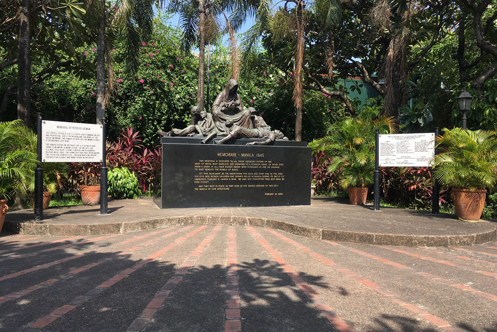 Monument Burgerslachtoffers Manila 'Memorare' Intramuros #1