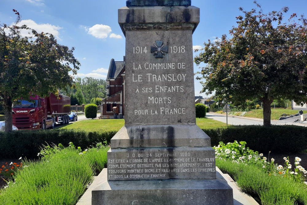 Oorlogsmonument Le Transloy #2