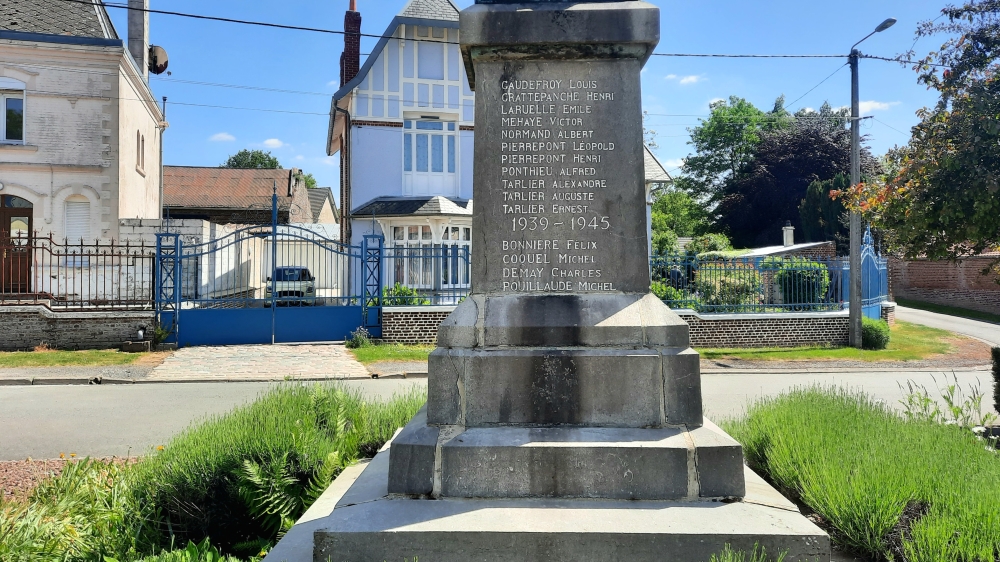 Oorlogsmonument Le Transloy #3