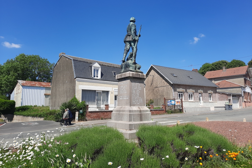 Oorlogsmonument Le Transloy #4