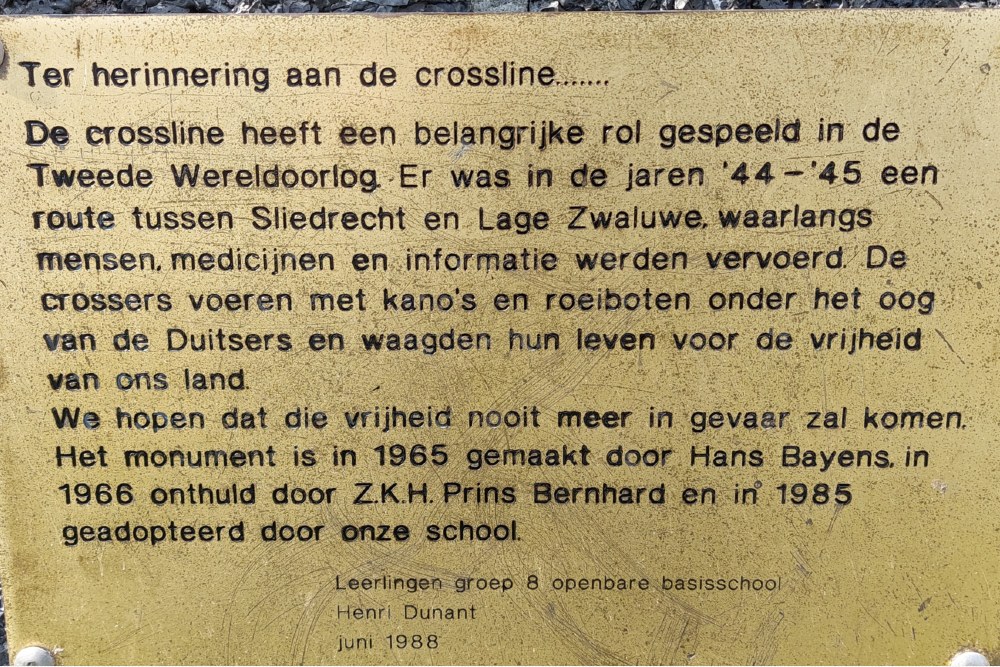 Memorial Line-Crossers Sliedrecht #4