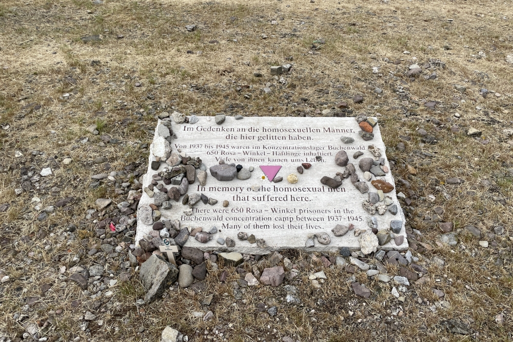 Memorials former Barrack 45 Buchenwald #2