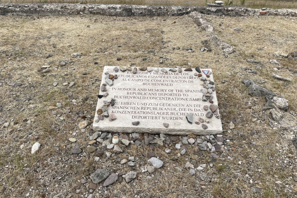 Memorials former Barrack 45 Buchenwald #4