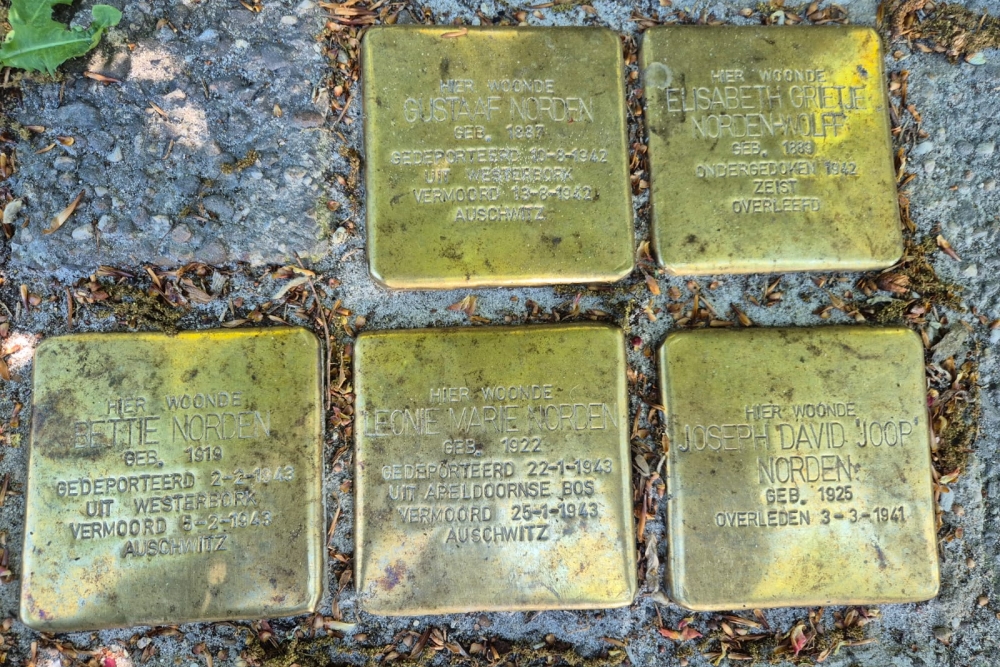 Stumbling Stones Graaf Florislaan 15