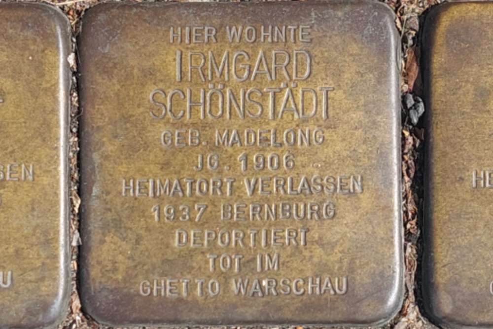 Stumbling Stones Hohenzollernstraße 14 #3