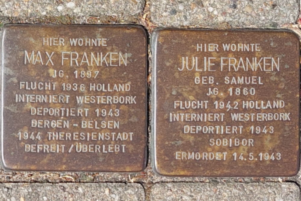 Stolpersteine Speelberger Straße 61 #4