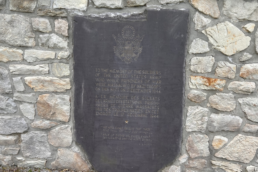 Memorial murdered American prisoners of war Baugnez #4