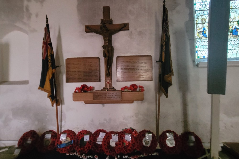 Oorlogsmonument Leeds en Broomfield #1