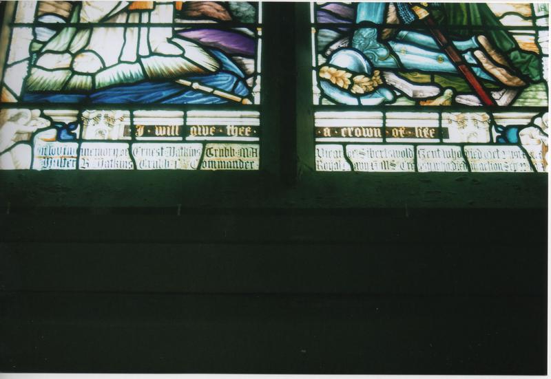 Memorial Window Lt Cdr W.B.W. Grubb #2